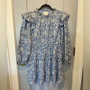 Sail to Sable Silk-Blend Mini Dress